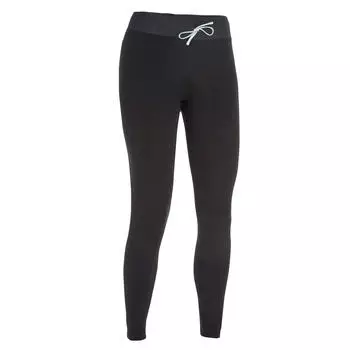 500 женских черных леггинсов для серфинга с защитой от ультрафиолета Olaian