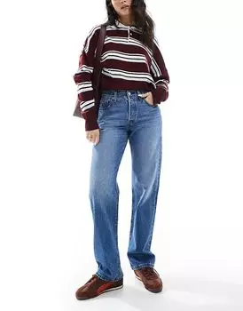 501 джинсы из легкого денима 90-х годов, средне-синего цвета Levi's