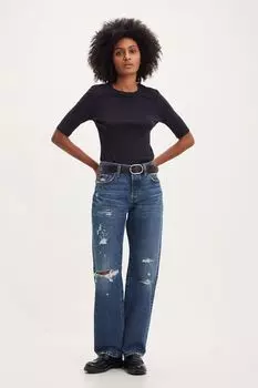 501 джинсы прямого кроя 90-х годов Levi's, синий