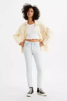 501 Молодежные джинсы скинни Levi's, белый