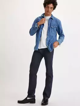 501 мужские джинсы оригинального кроя Levi's, цвет Stay Dark Indigo Rinse - Dark Wash - Non-Stretch