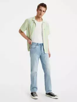 501 мужские джинсы оригинального кроя Levi's, цвет Stretch it Out - Light Wash - Stretch