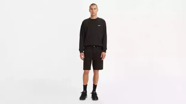 501 мужские шорты оригинального кроя длиной 9 дюймов с подшивкой Levi's, черный