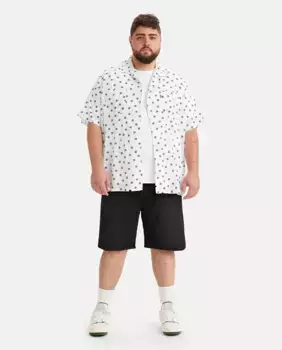 501 Оригинальные мужские джинсовые шорты, большие размеры Levi's, черный