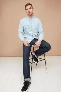 501 Оригинальные прямые джинсы Levi's, синий