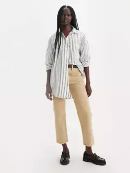 501 оригинальные укороченные женские джинсы Levi's, коричневый