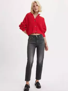 501 оригинальные укороченные женские джинсы Levi's, черный