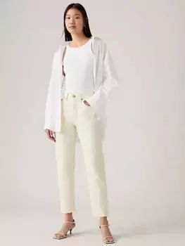 501 оригинальные укороченные женские джинсы Levi's, белый