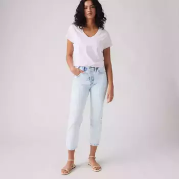 501 Оригинальные укороченные женские джинсы Levi's, цвет Healing Waters - Light Wash