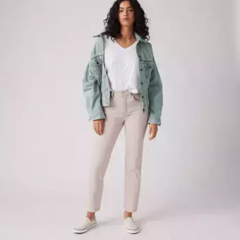 501 Оригинальные укороченные женские джинсы Levi's, цвет Candy Floss - Pink