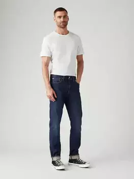 501 узкие мужские джинсы с зауженным кроем и кромкой Levi's, цвет The Walls - Dark Wash - Non-Stretch