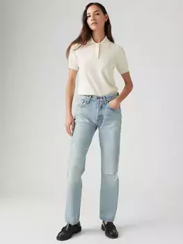 501 женские джинсы оригинального кроя Levi's, цвет Needed News - Light Wash