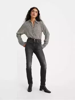 501 женские джинсы скинни Levi's, черный