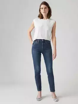 501 женские джинсы скинни Levi's, цвет Same Intent - Dark Wash