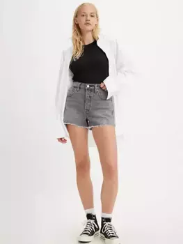 501 женские шорты оригинального кроя с высокой посадкой Levi's, черный