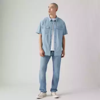 505 Regular Fit Linen+ Denim мужские джинсы Levi's, цвет Always Tomorrow - Medium Wash
