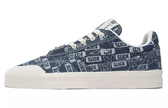 50/50 Скейтбординг Кроссовки Мужские Низкие Гуандун Синий Lining