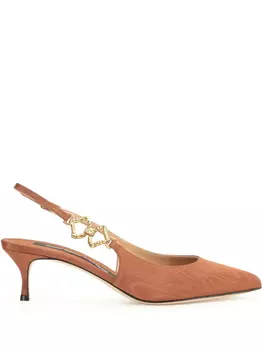 50-миллиметровые туфли Sea Scale Sergio Rossi, коричневый