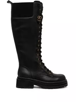 50-мм ботинки Chelsea Combat Kurt Geiger London, черный