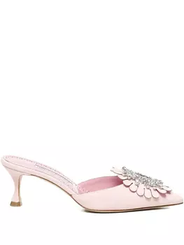50-мм мюли Shogmu Manolo Blahnik, розовый