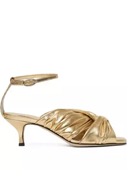 50 мм сандалии с узлом Scarosso, золотой