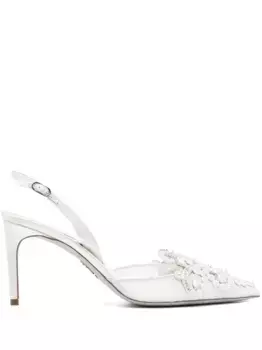 50-мм туфли Veneziana Ren Caovilla, белый