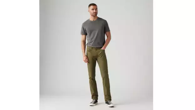 511 облегающие всесезонные мужские джинсы Levi's, зеленый
