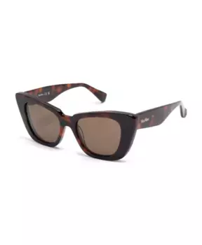 52 солнцезащитные очки Max Mara, коричневый