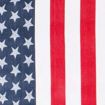 54-дюймовый настольный бегун со звездами и полосами Americana, посвященный 4 июля