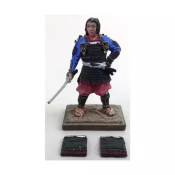 54-мм воин-самурай №1, Miscellaneous Historical Miniatures - Loose Miniatures (Various Scales) (Unknown Manufacturer)