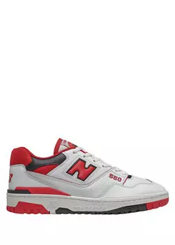 550 бело-красные мужские кроссовки New Balance