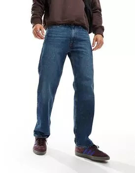 555 '96 свободные джинсы прямого кроя в средне-синем цвете Levi's