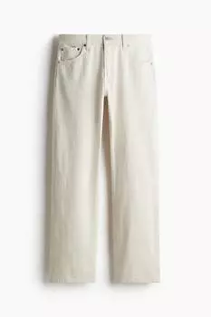 555 свободные прямые легкие джинсы Levi'S, экрю