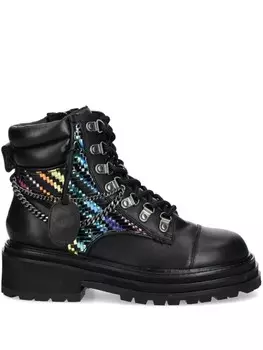 55-мм ботинки Chelsea Combat Kurt Geiger London, черный