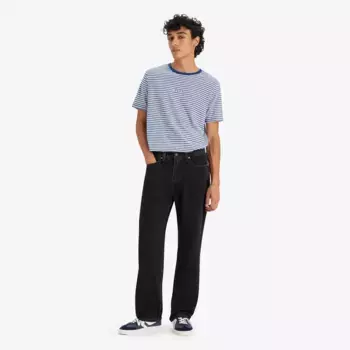 565 Свободные прямые мужские джинсы Levi's, цвет Forget Me Nots - Black
