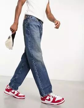 568 джинсы stay free темно-синего цвета Levi's