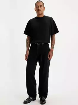 568 свободные прямые мужские джинсы Levi's, черный