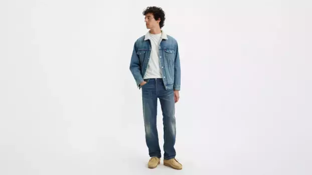 569 свободные мужские джинсы прямого кроя Levi's, цвет Let it Lie - Dark Wash - Stretch