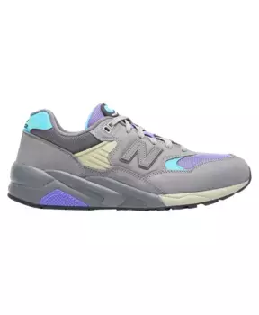 580 низкие кожаные кроссовки New Balance, серый