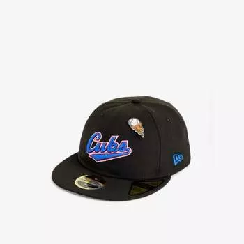 59fifty кепка из твила с вышивкой chicago cubs New Era, черный