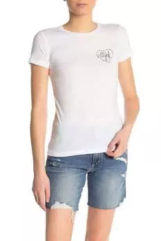 59Th Street Хлопковый трикотажный топ белого цвета JOE'S Jeans