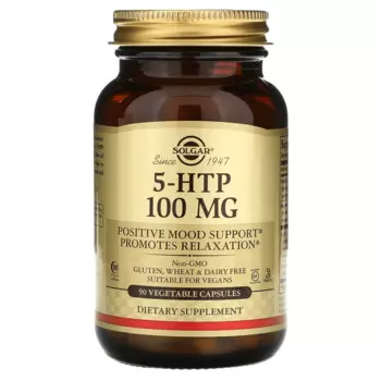 5-гидрокситриптофан, 100 мг, 90 капсул, Solgar