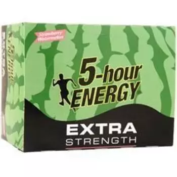 5 Hour Energy Особо крепкий. Клубничный Арбуз 12 бутылок