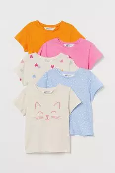 5 комплектов топов с принтом H&amp;M