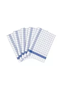 5 кухонных полотенец в наборе эксклюзивные - половина белья - проверено Ross, синий