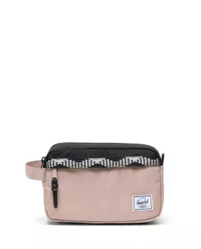 5 л экологически чистая бежево-черная женская сумка для туалетных принадлежностей с передним карманом Herschel, чёрный