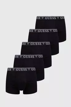 5 пачек боксеров Guess, черный