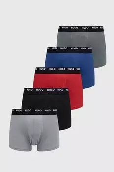 5 пачек боксеров Hugo, синий