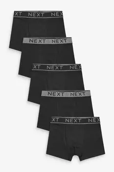 5 пар боксеров (2 от 16 лет) Next, черный
