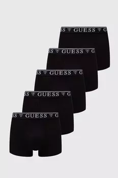 5 пар боксеров Guess, черный